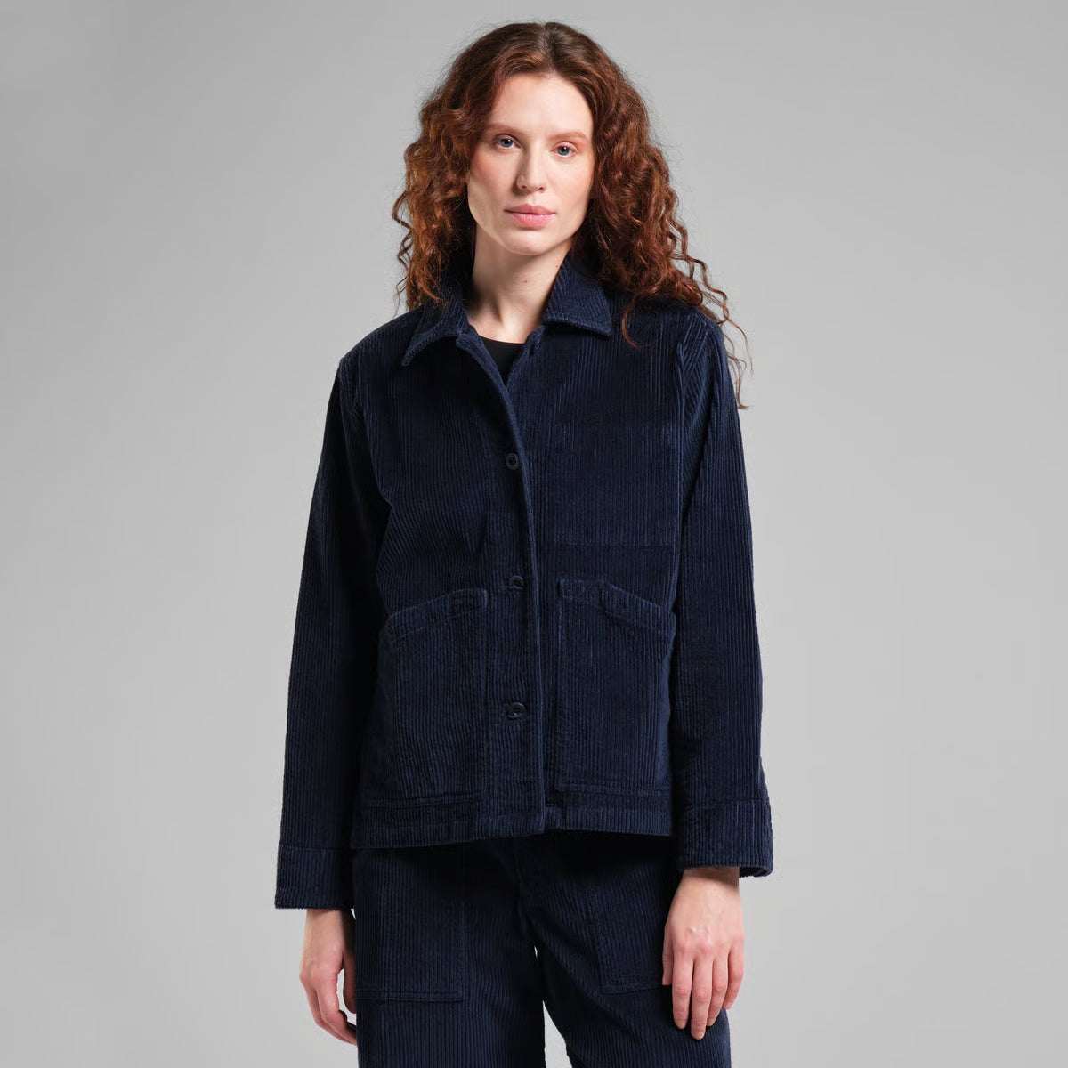 Jacke Stiby Cord, Marineblau