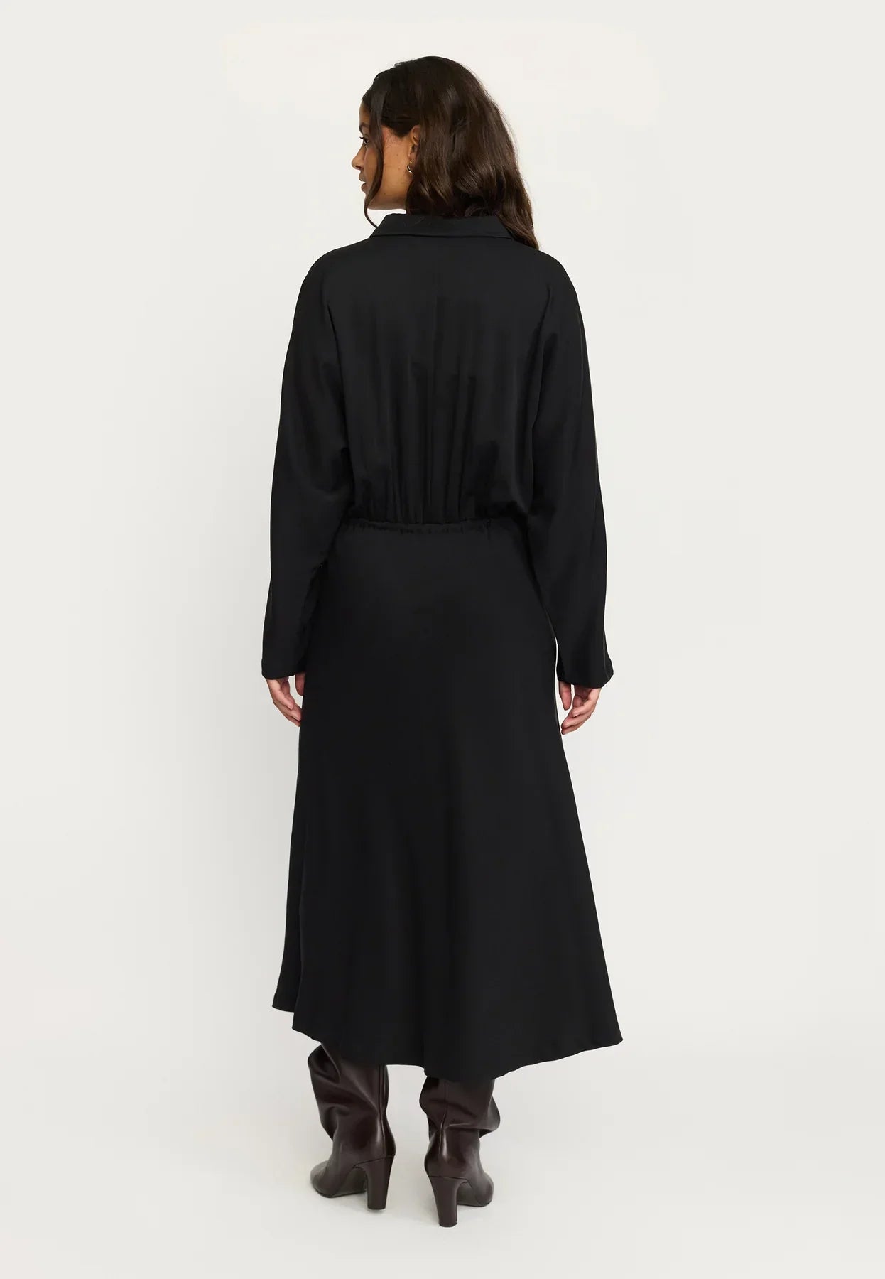 Stormy Midikleid, Schwarz